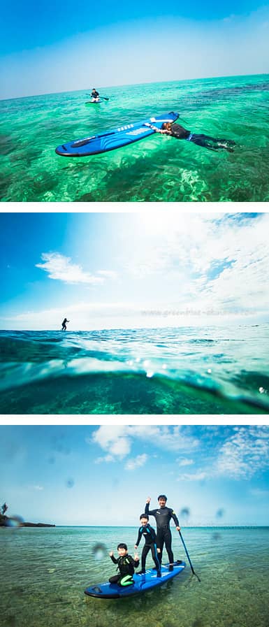 그린블루 오키나와 스탠드 업 패들 보드 스노클링 sup snorkeling (6)