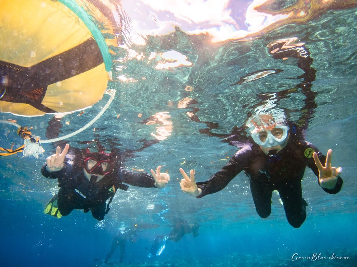 60대 어머니와 딸만 단독으로 즐긴 오키나와 프라이빗 스노클링 투어