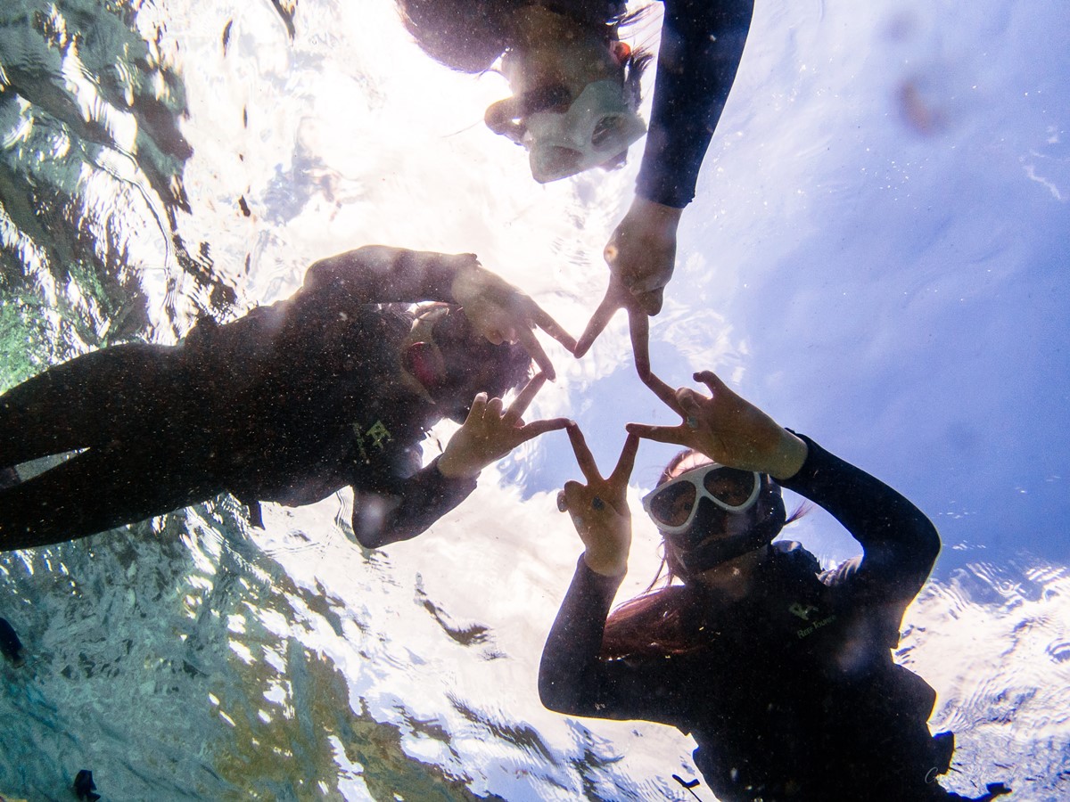 우정 여행 스노클링